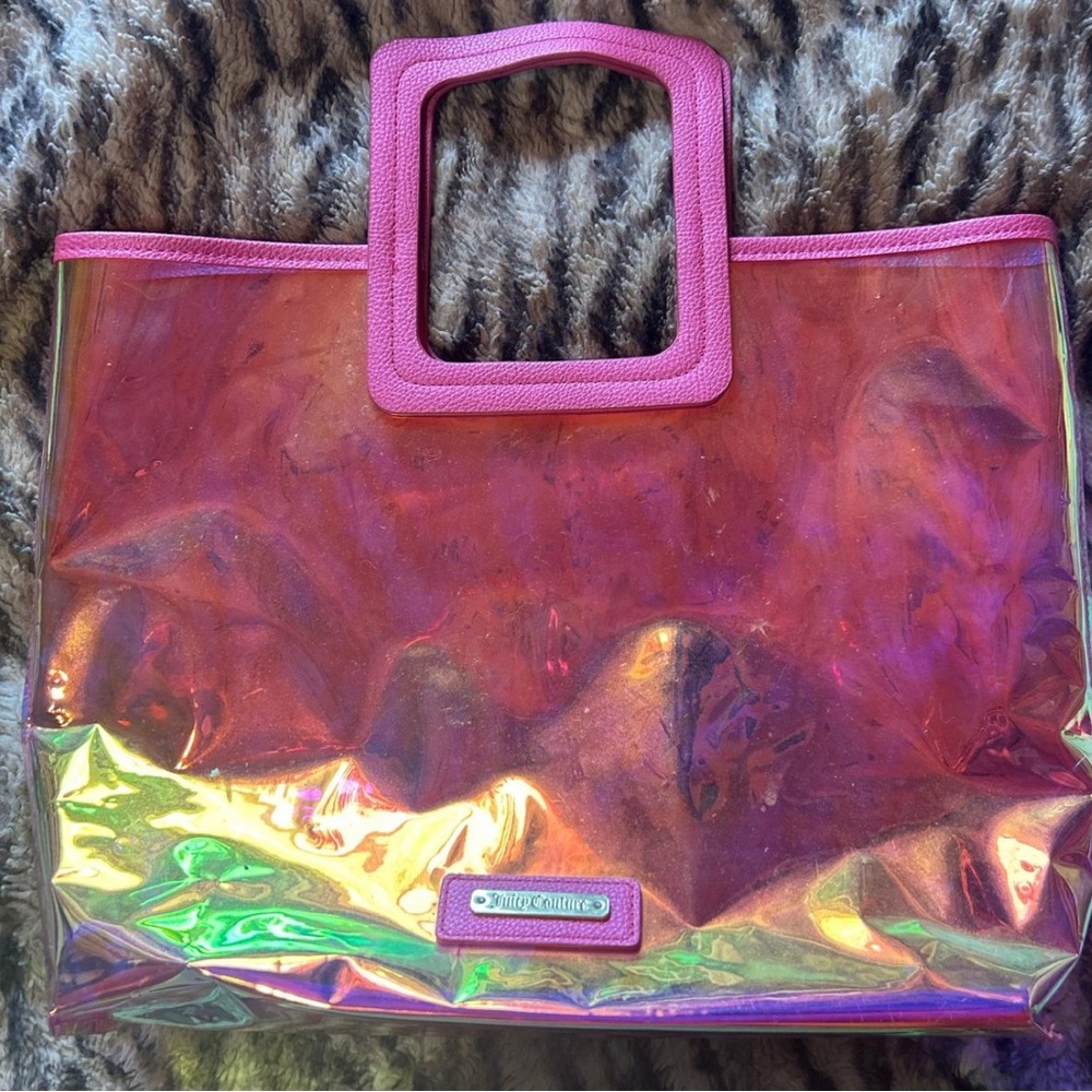 Juicy Couture Iridescent Pink Tote